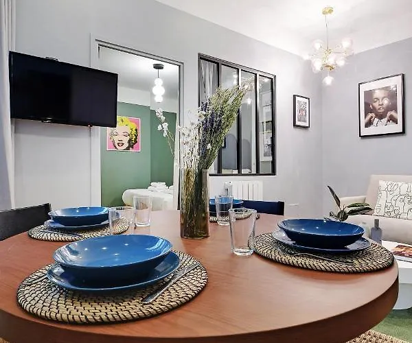아파트 Bastille - Cosy Design 1br / 4p